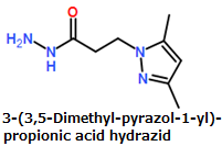 CAS#3-(3,5-Dimethyl-pyrazol-1-yl)-propionic acid hydrazid